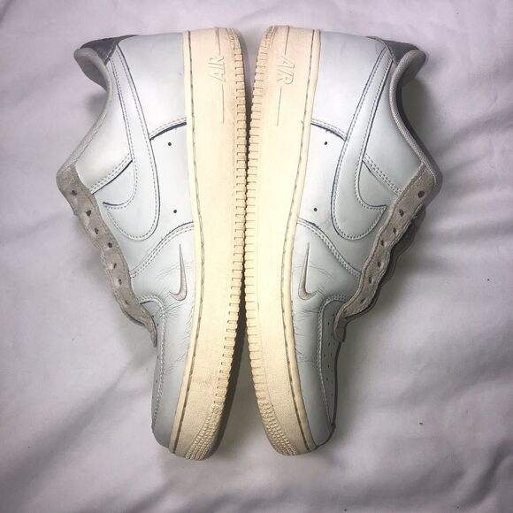 Nike Air Force 1 Low Sneaker Men Size 10 Devin Booker Moss Point Blue CJ9716 001 - Picture 6 of 11